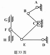 全国2008年4月高等教育自考机械设计基础试题(图3)