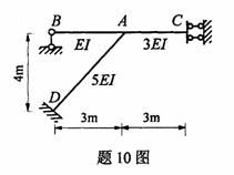 全国2009年4月高等教育自考结构力学（一）试(图10)